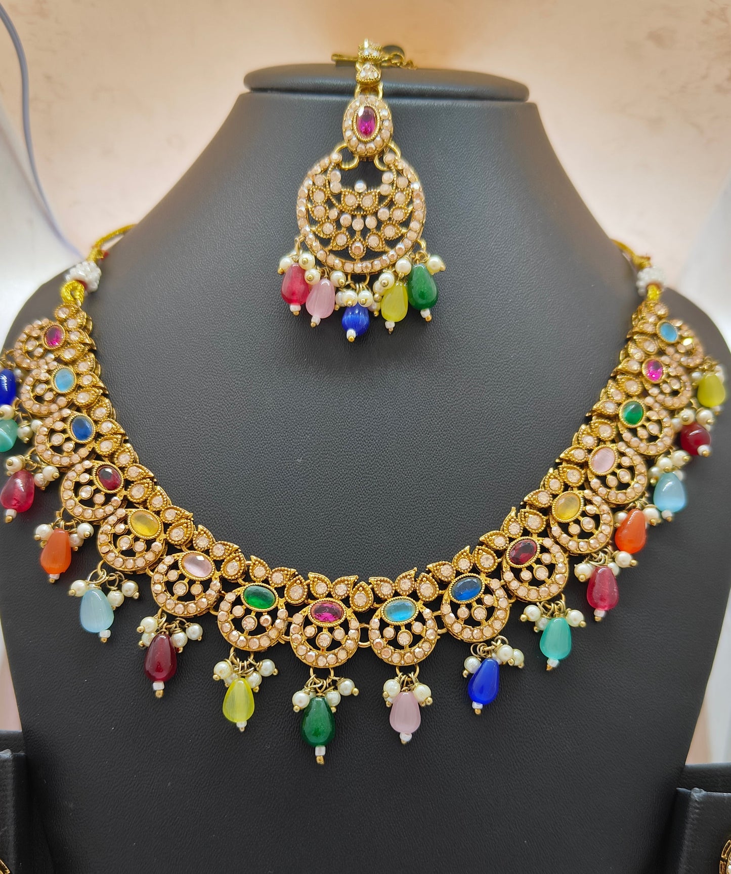 Prestige Multicolor Kundan Ensemble