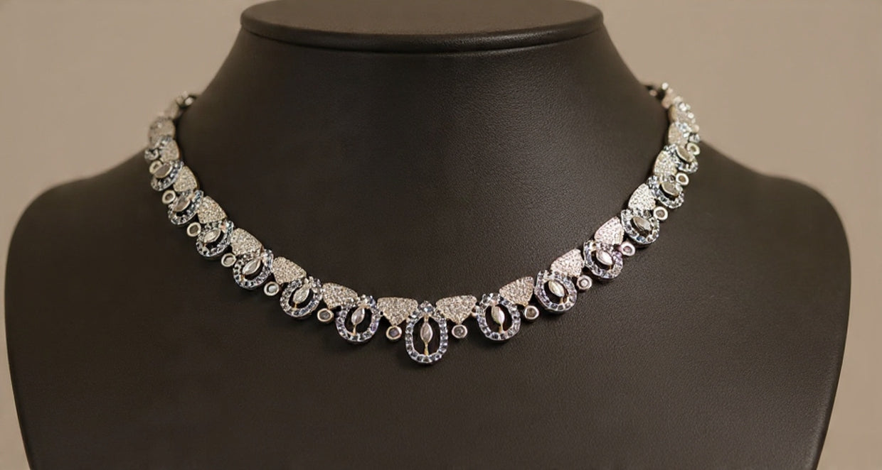 Blue Aurora Diamond Set