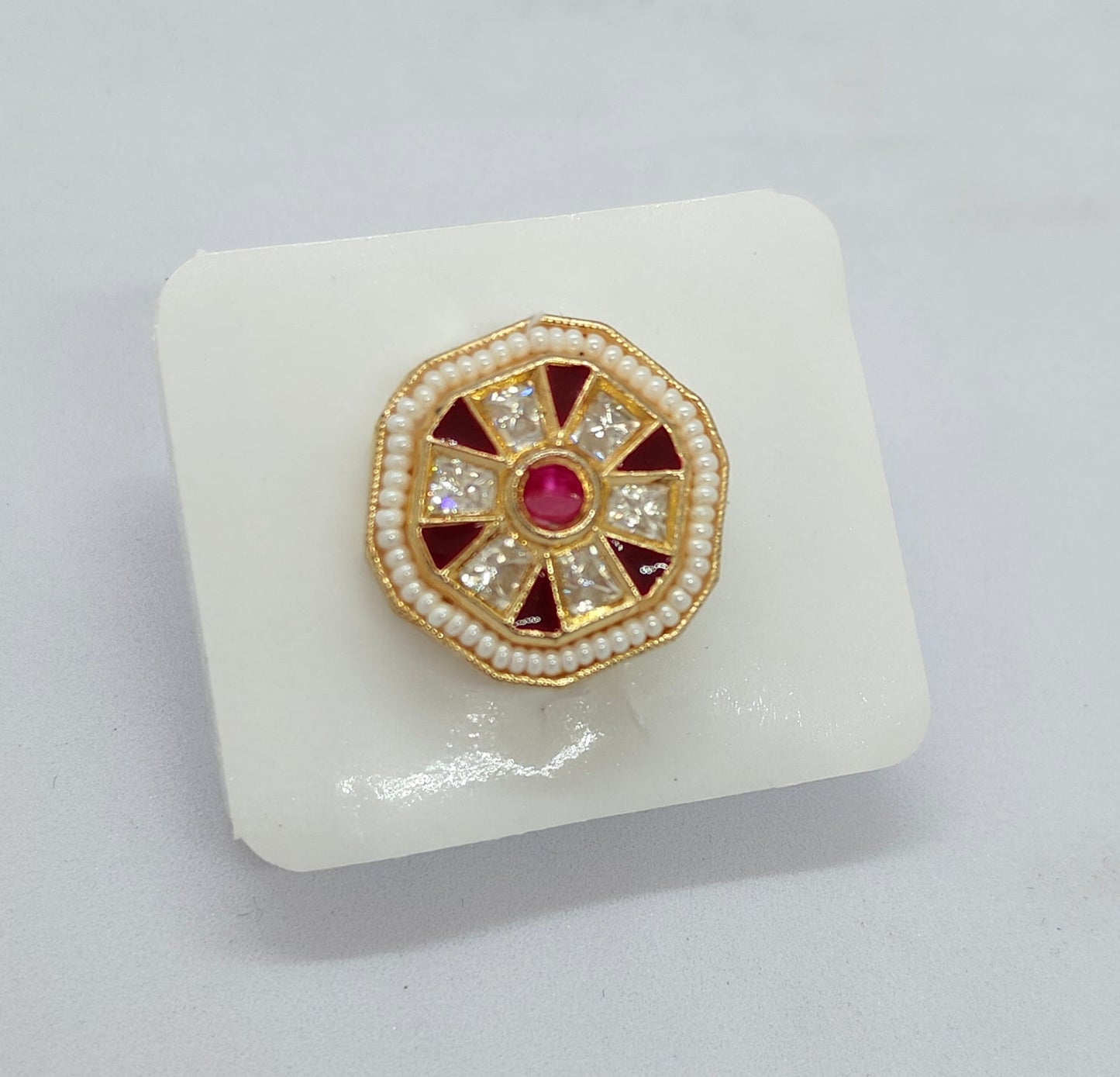 Octagon Radiance Stone Ring