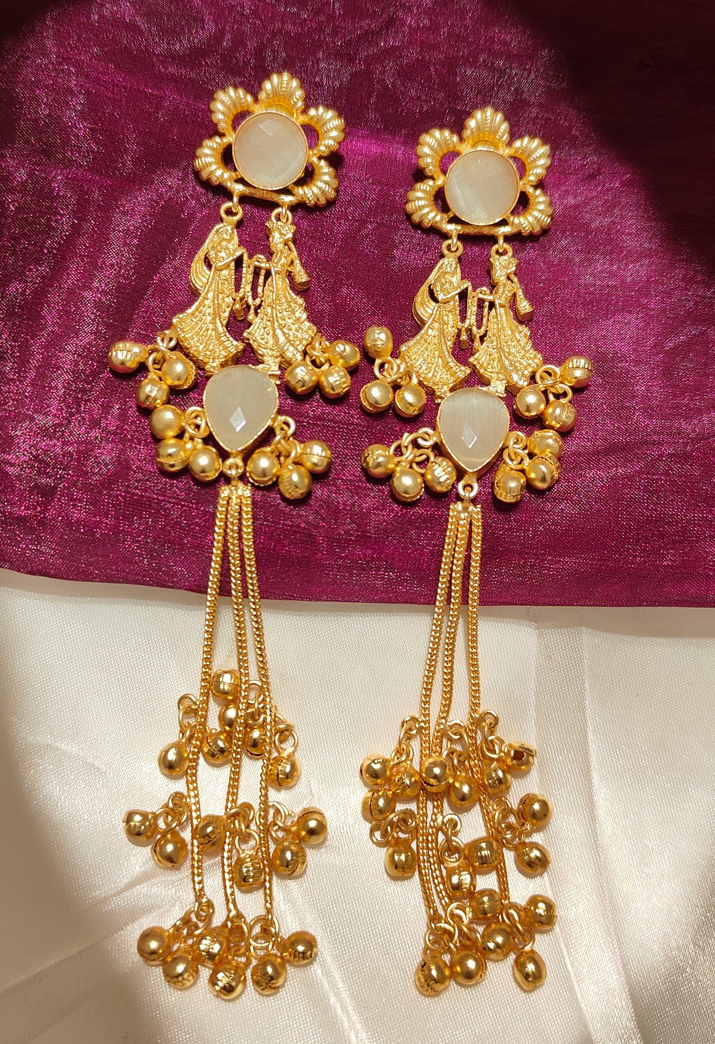 Dulha Dulhan Jaimala Kashmiri Earrings