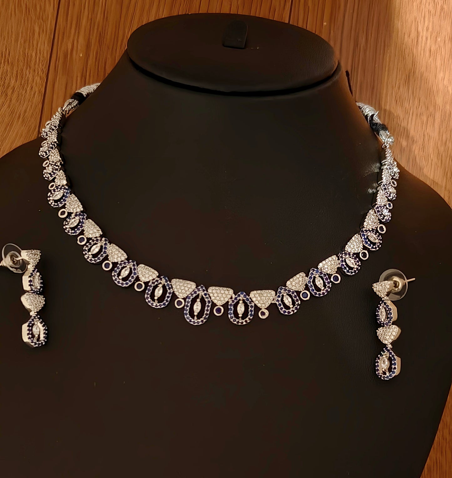 Blue Aurora Diamond Set