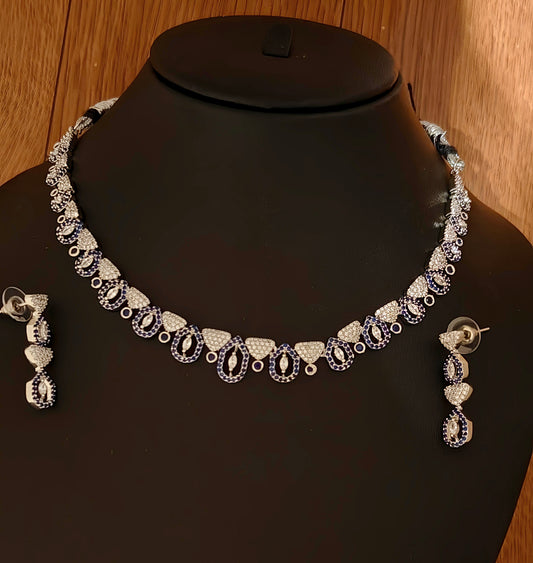 Blue Aurora Diamond Set