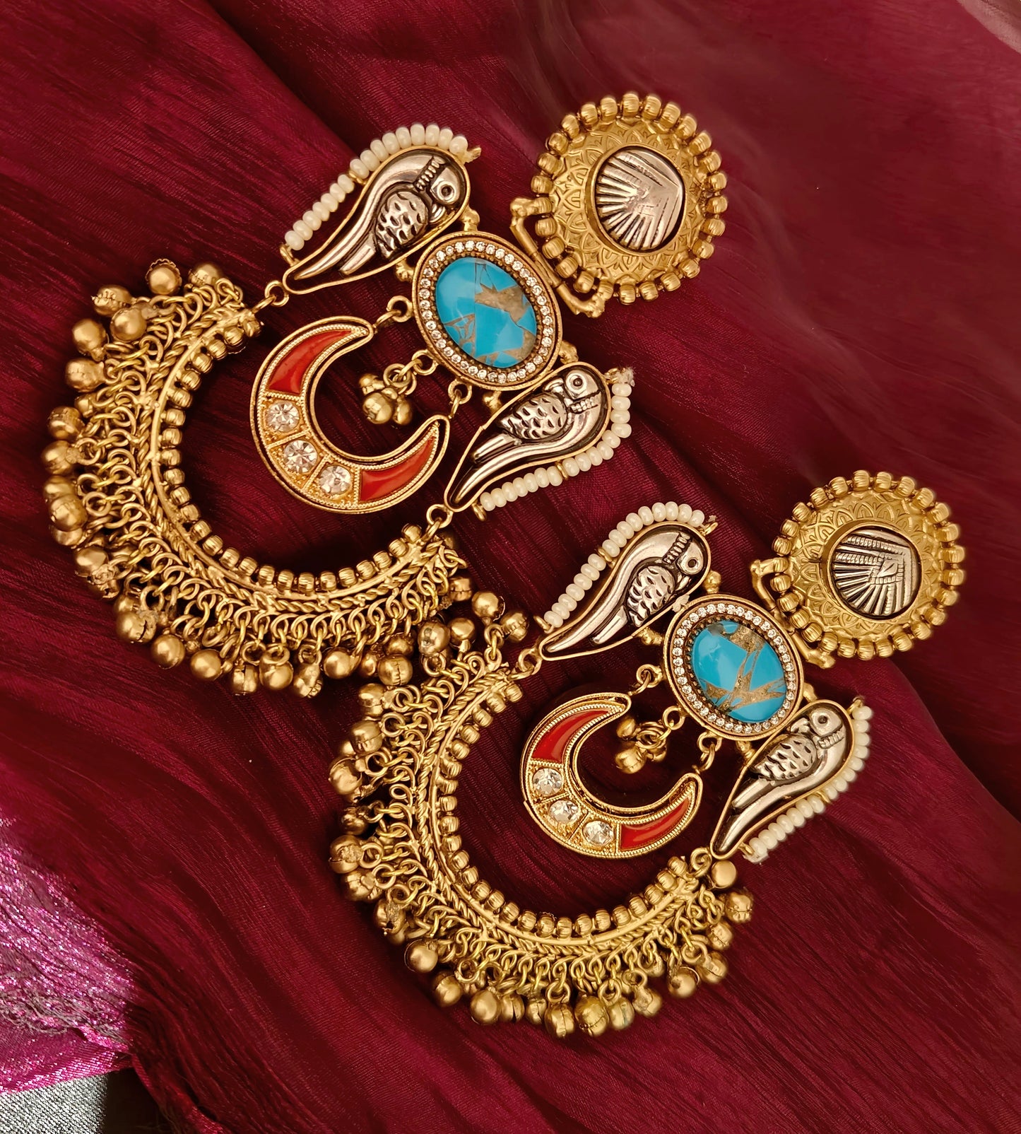 Shahi Afghani Kashmiri Chandbali
