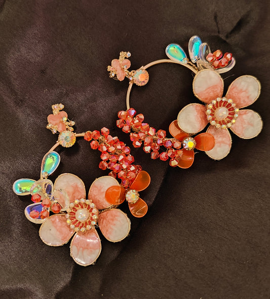 Rose Petal Chic Earrings