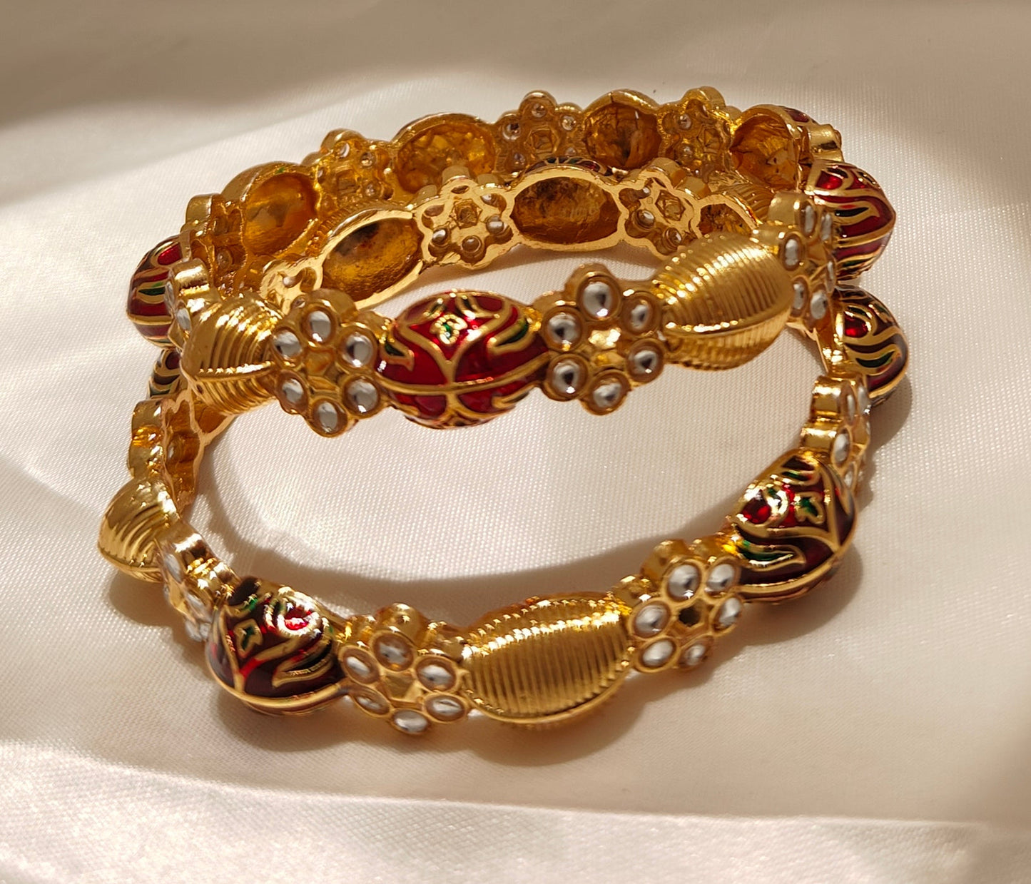 Meenakari Royal Blossom Bangles