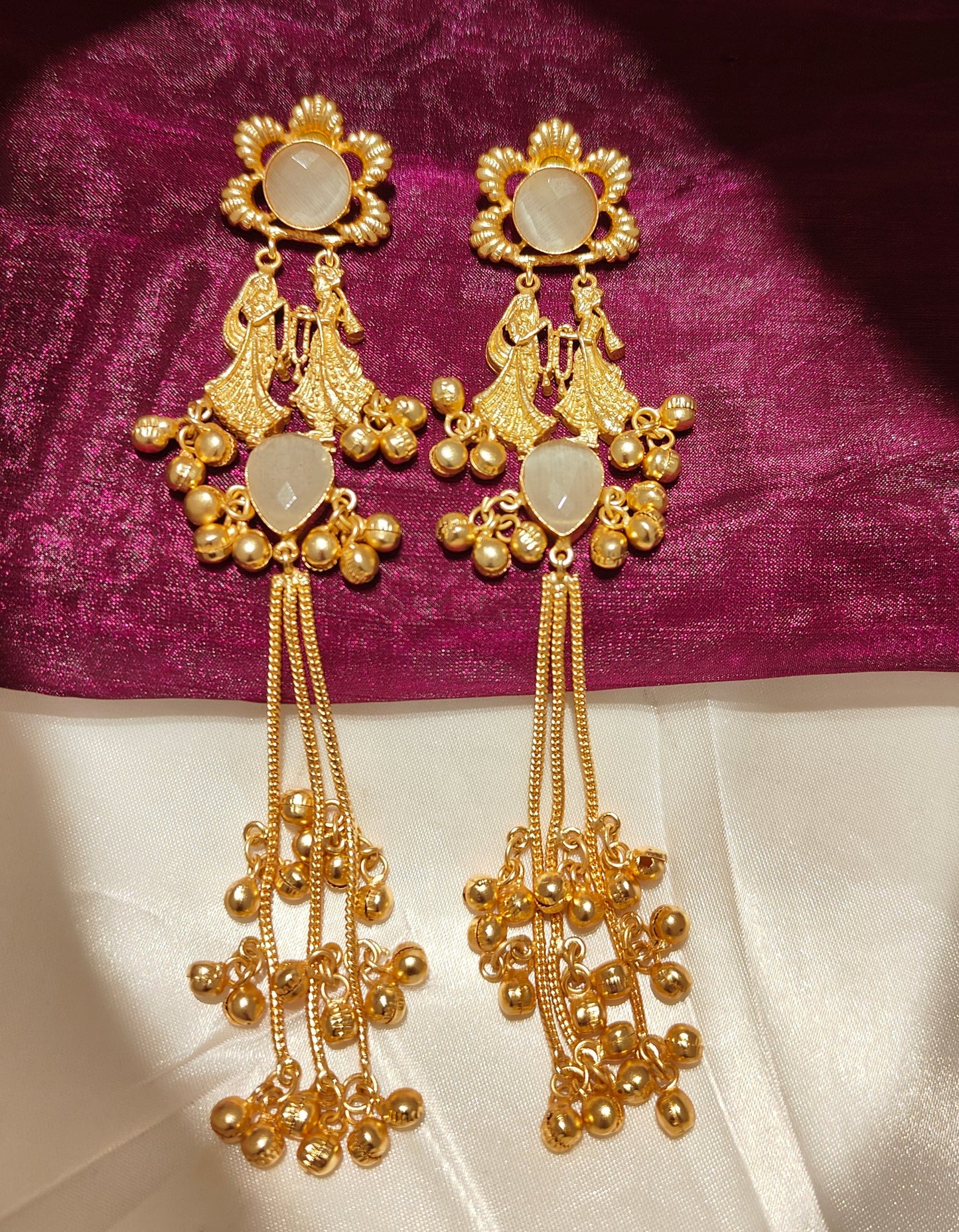 Dulha Dulhan Jaimala Kashmiri Earrings