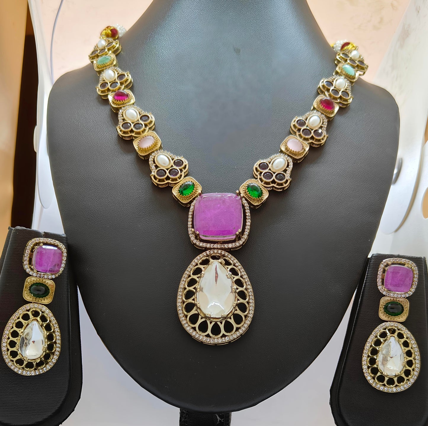 Rajwada Multi-Stone Luxury Set