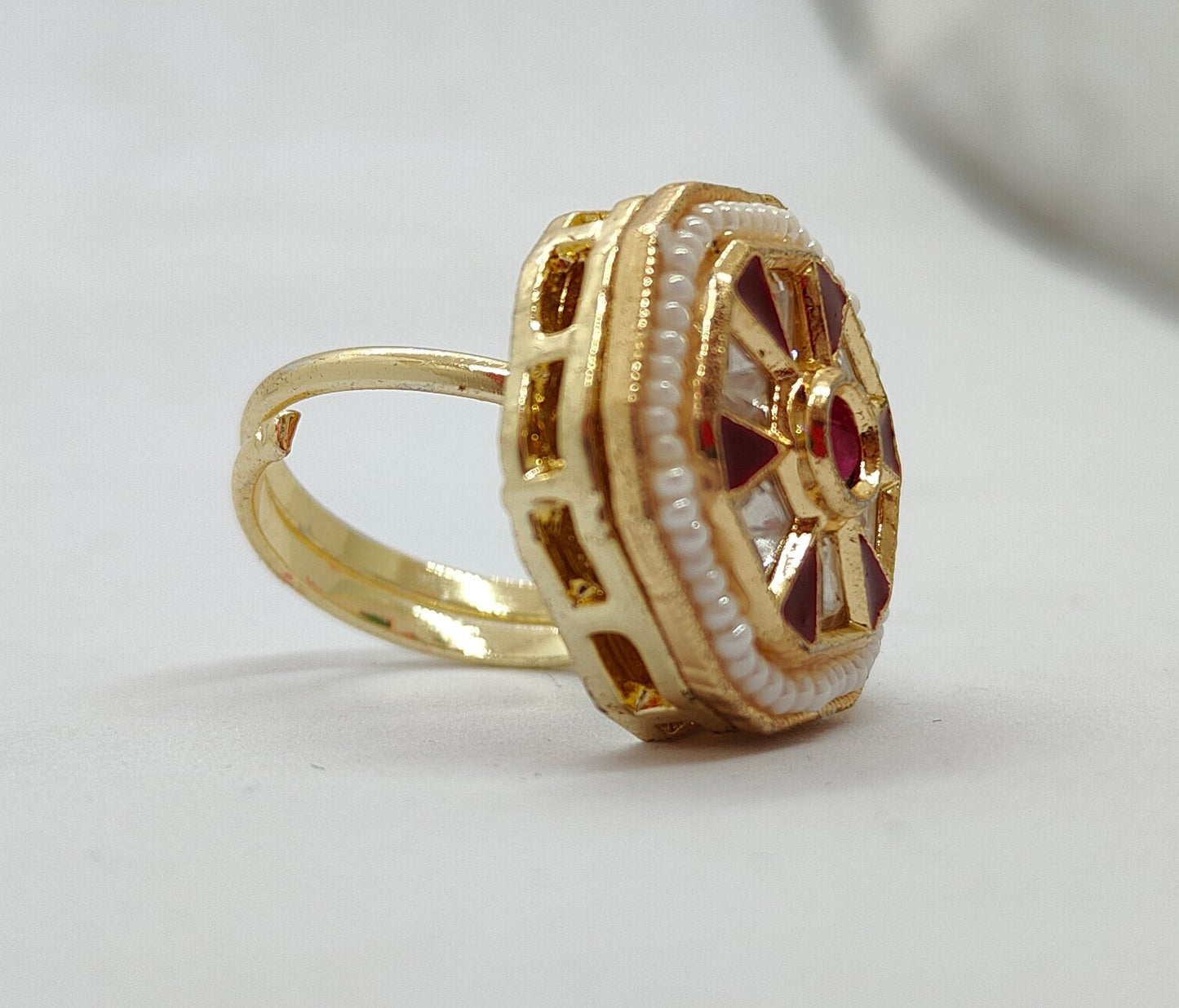 Octagon Radiance Stone Ring