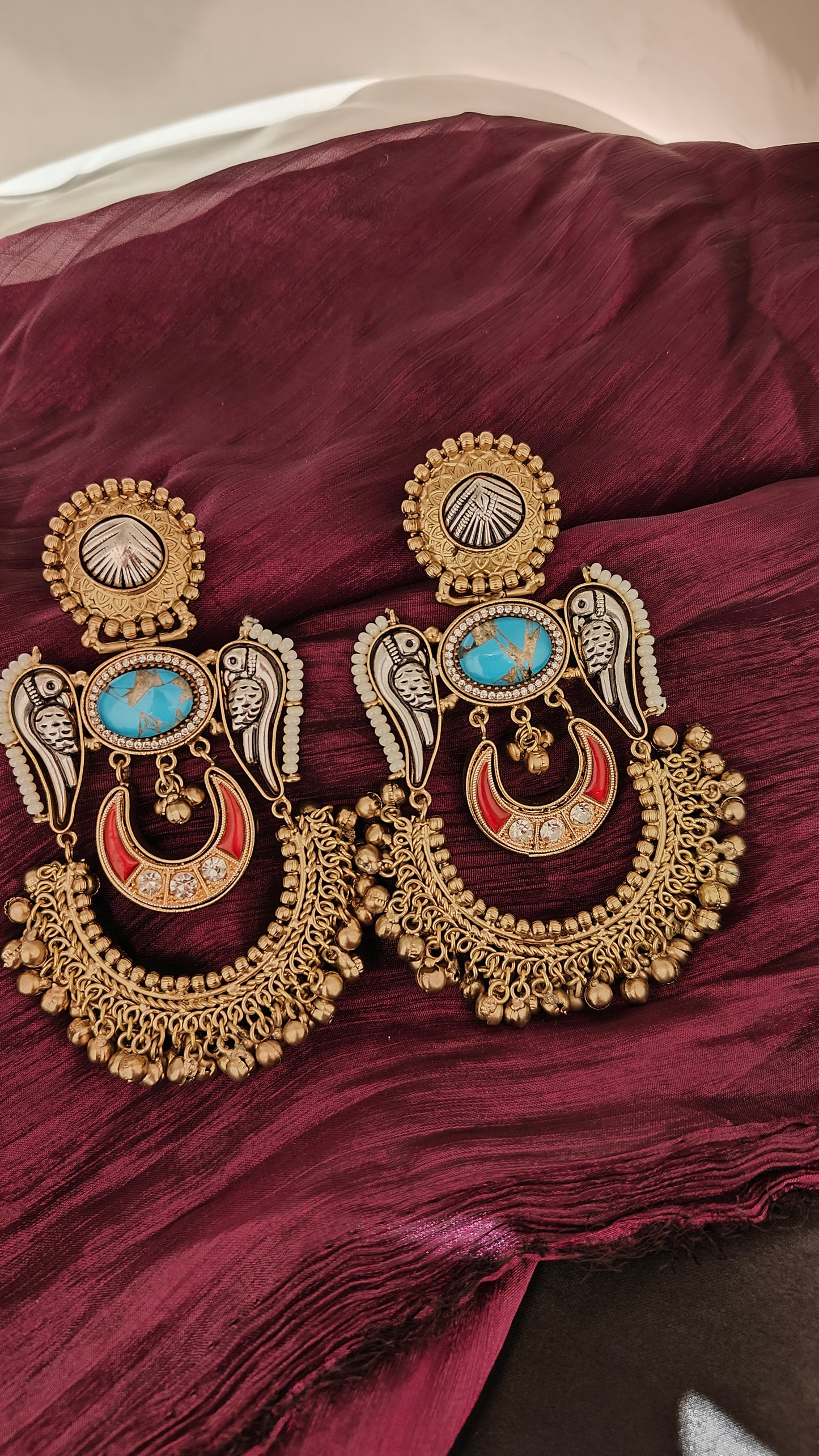 Shahi Afghani Kashmiri Chandbali
