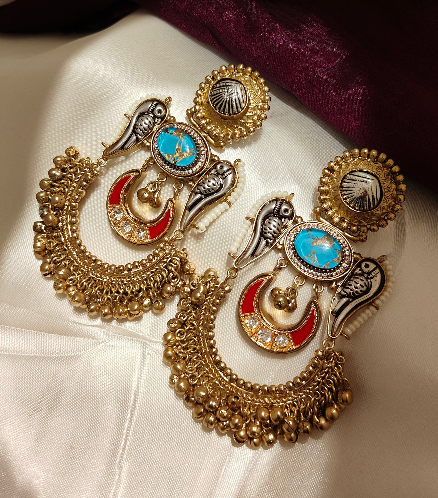 Shahi Afghani Kashmiri Chandbali