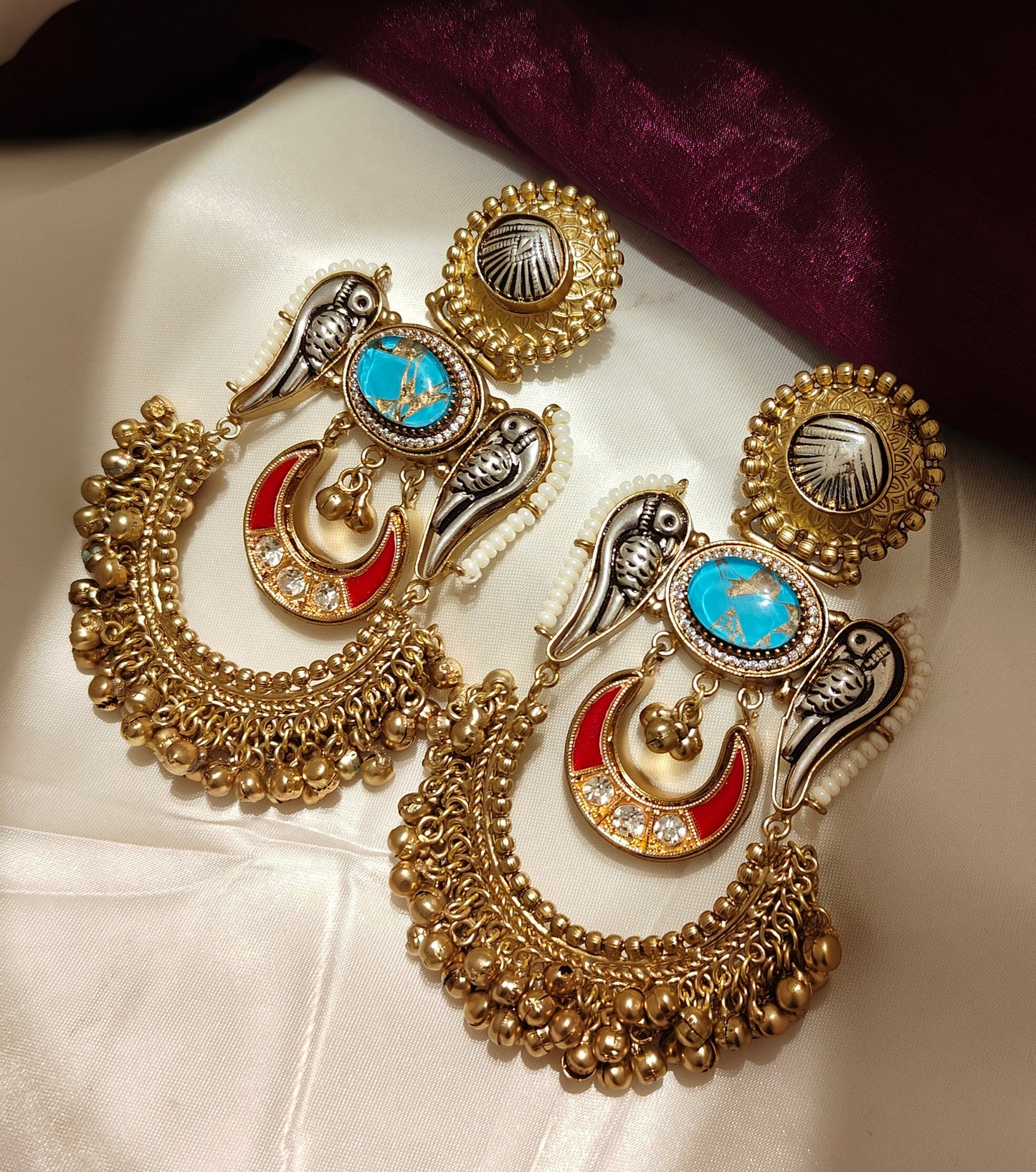 Shahi Afghani Kashmiri Chandbali