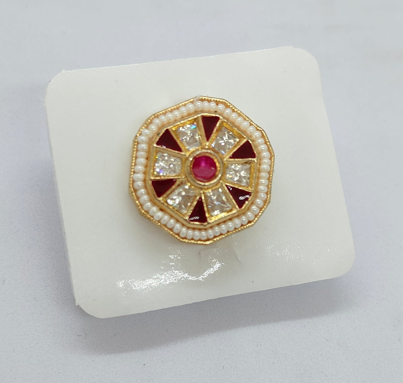 Octagon Radiance Stone Ring