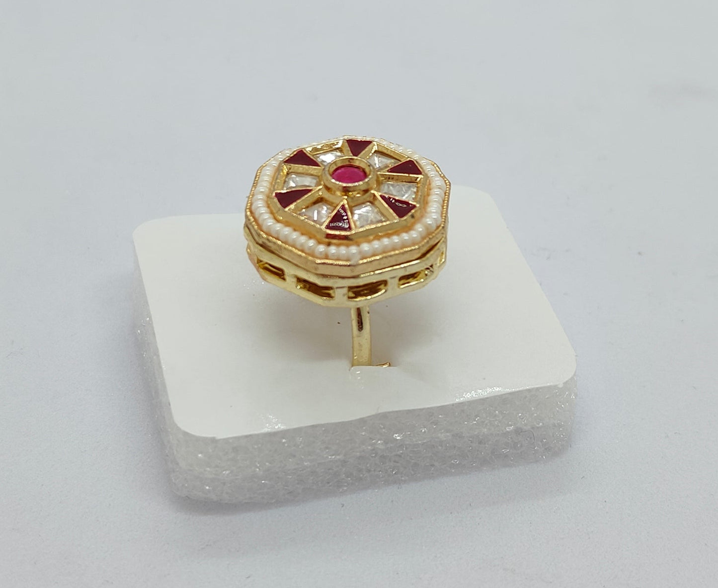 Octagon Radiance Stone Ring
