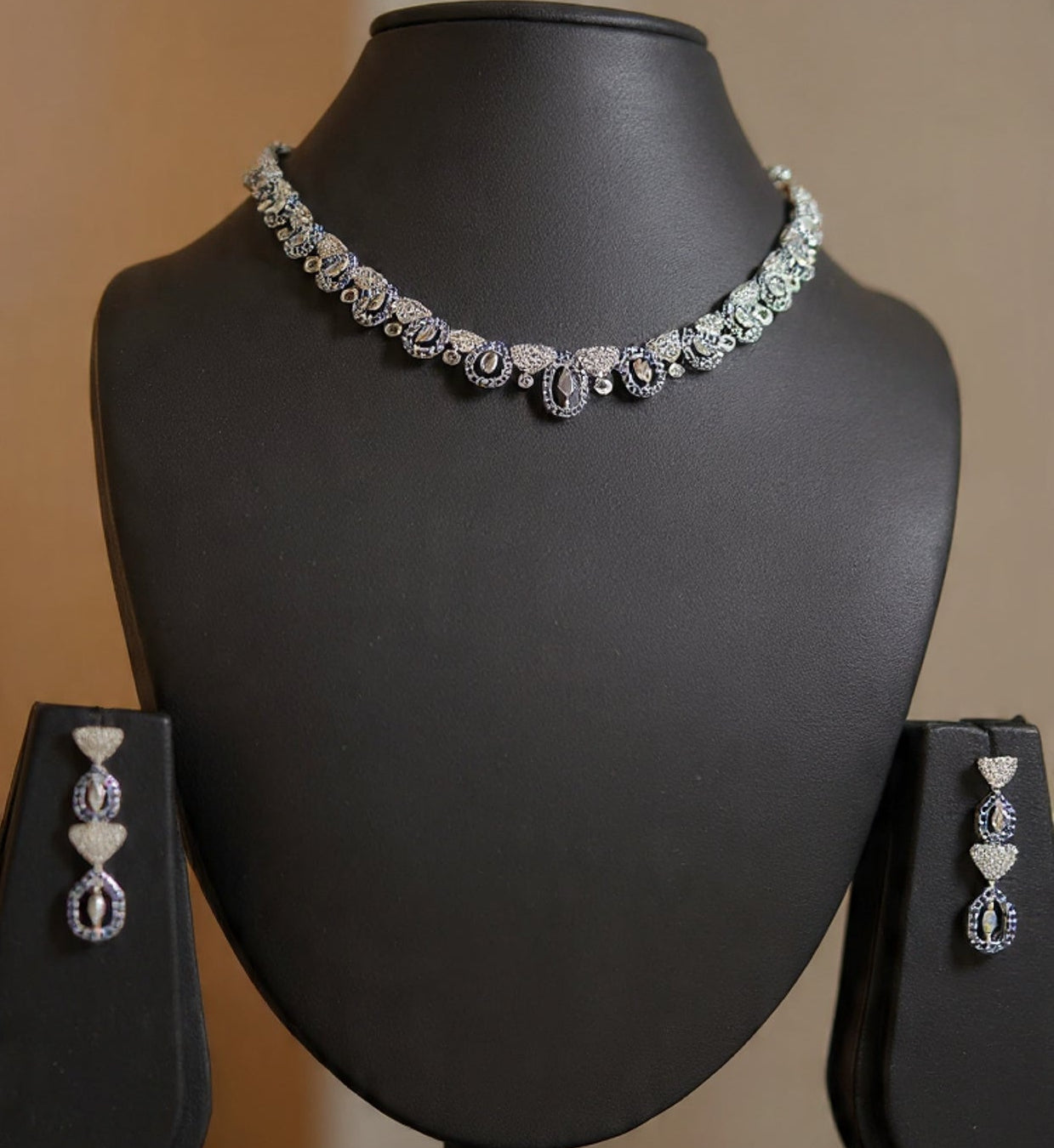 Blue Aurora Diamond Set